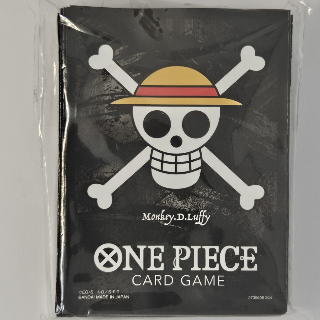 ONE PIECE Limited Card Sleeve — Monkey D. Luffy Jolly Roger / Straw Hat Pirates Logo