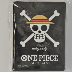 ONE PIECE Limited Card Sleeve — Monkey D. Luffy Jolly Roger / Straw Hat Pirates Logo