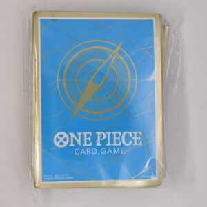ONE PIECE Card Game Limited Card Sleeve -Standard Blue Gold /70 pcs / Sealed